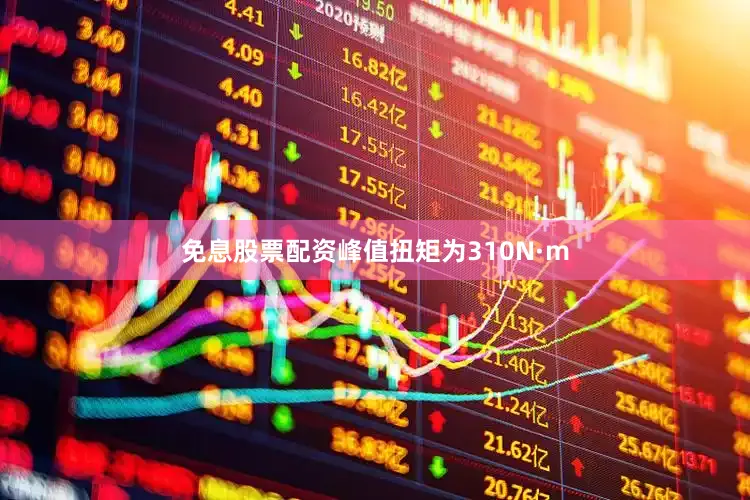 免息股票配资峰值扭矩为310N·m